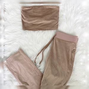 Aerie Two Piece Velvet Set